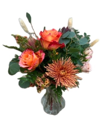 Copper Tones Fresh Vase Arrangement in Coleman, WI | COLEMAN FLORAL & GREENHOUSES