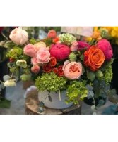 Coral Crush Designer's Choice Vase Arrangement