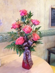 Coral Crush orange roses