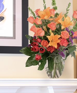 Coral Extravagance Lifestyle Arrangement