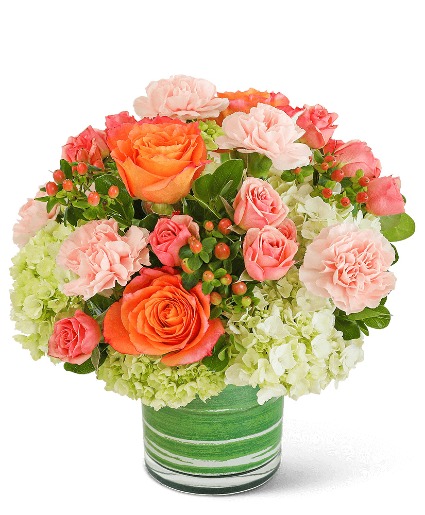 Coral Nectar Flower Arrangement