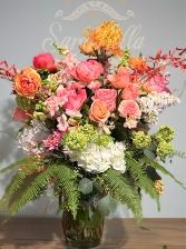 CORAL SYMPHONY Vase Arrangement