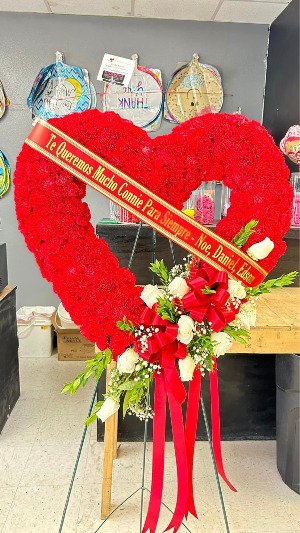 RED OPEN HEART 