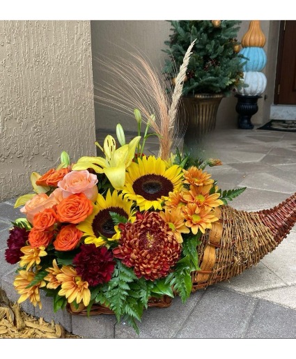 Cornucopia Centerpieces Fall 