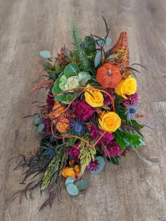 Cornucopia Designers Choice Autumn Centerpiece
