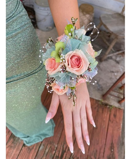Dendrobium/Rose Corsage Prom
