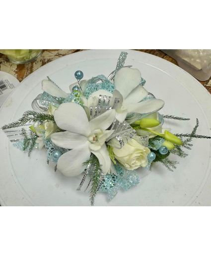 Dendrobium orchid Corsage Prom