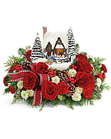 Cottage lighted  Centerpiece 