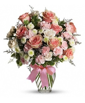 Cotton Candy Vase Arrangement 