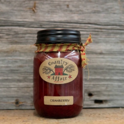 Country Affair 16oz Jar Candle  Lavender (Mauve) 