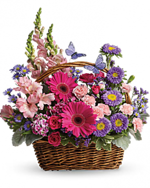 Country Basket Blooms 