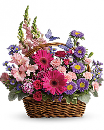 Country Basket Blooms 