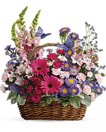 Country Basket Blooms 