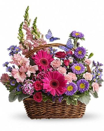 COUNTRY BASKET BLOOMS 