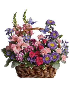 Country Basket Blooms 