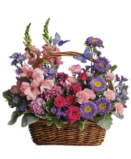 Country Basket Blooms 