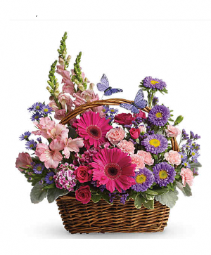 Country Basket Blooms 