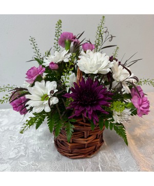 Country Basket Fresh Floral in Basket