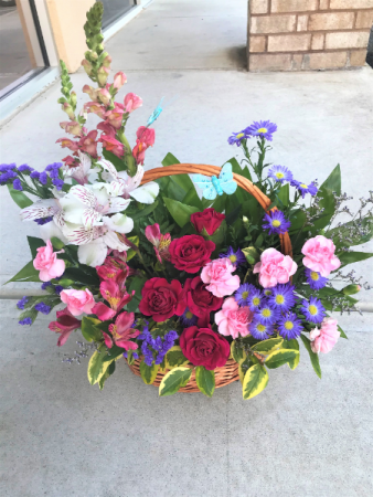 Country Blooms by Flower Story Basket