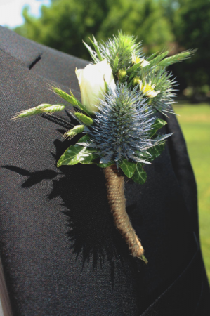 Country Blues Boutonniere