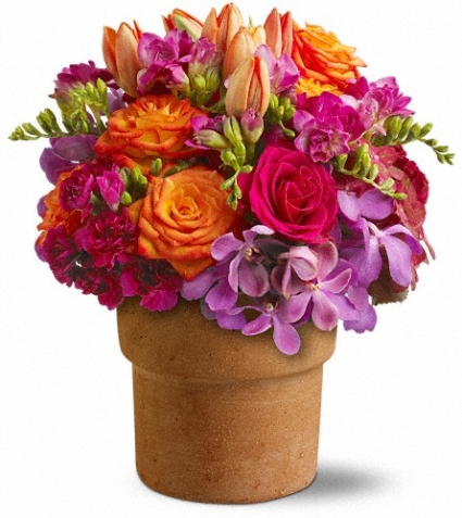Country Chic Floral Arrangement