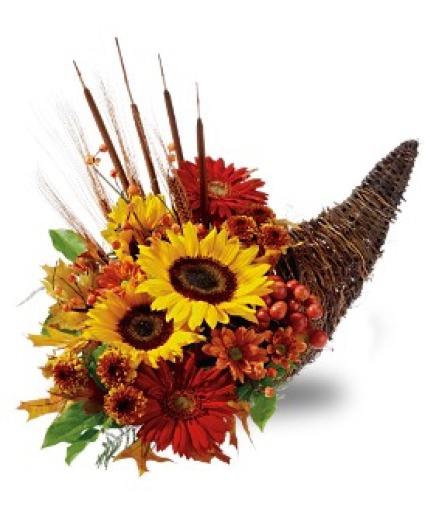 Country Cornucopia Bouquet Thanksgiving