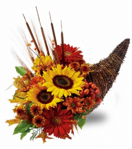 Country Cornucopia Fall Arrangement