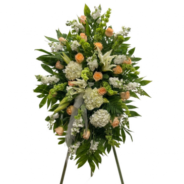 Country Peach Spray  in Whittier, CA | Rosemantico Flowers