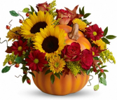 TF Country Pumpkin Hand-glazed ceramic pot