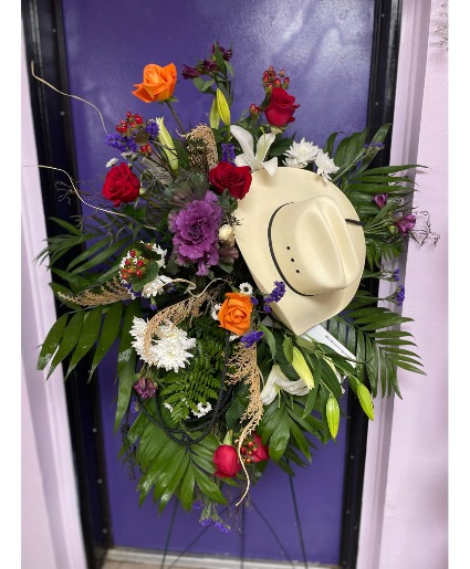 Cowboy Rides Standing Spray