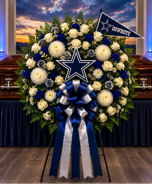 Cowboys Forever Tribute Call Us for Faster Service & Daily Specials: (915) 303-8500 Text Us to Order Anytime: (915) 505-3708 Your trusted source for Flowers & Delivery in El Paso TX 