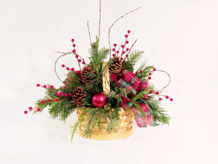 Cozy Woodland  Basket 