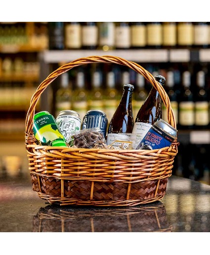 Craft Beer and Snacks Basket