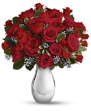 Crazy for You Bouquet with Red Roses 