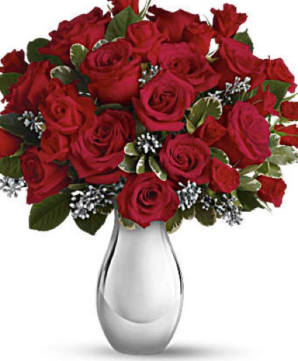 Crazy for You Bouquet with Red Roses 