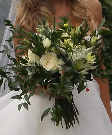 Cream and White Bouquet 