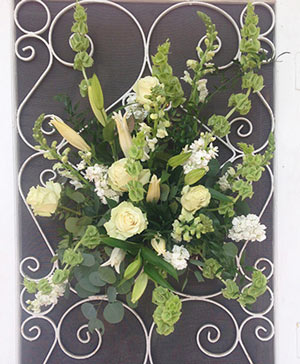 Cream & Captivating Hanging Arrangement