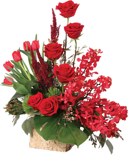 Crimson Class Floral Arrangement