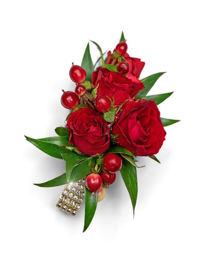 Crimson Corsage Corsage