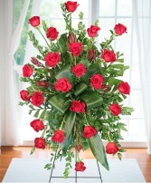 Crimson Departure Standing Spray
