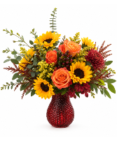 Crimson Garden Arrangement 