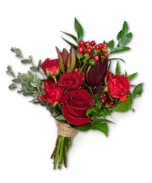 Crimson Hand-tied Bouquet Prom