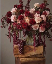 Crimson Heritage Arrangement - fall flowers