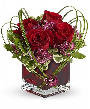 Crimson Quartz Vase