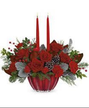 Crimson Rose Centrepiece 