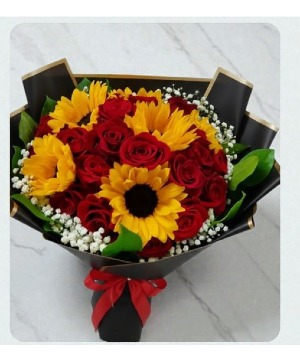 Crimson Sunburst 