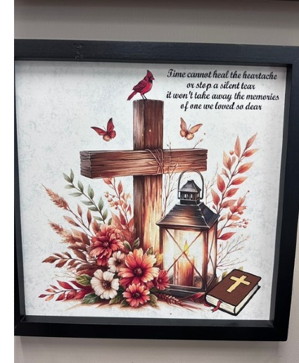 Cross Framed Print 