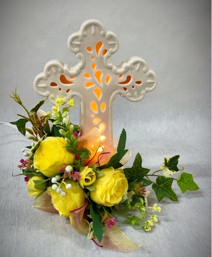 Ceramic Cross light  
