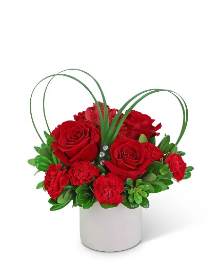 Cross My Heart Flower Arrangement