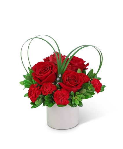 Cross my Heart Flower Arrangement